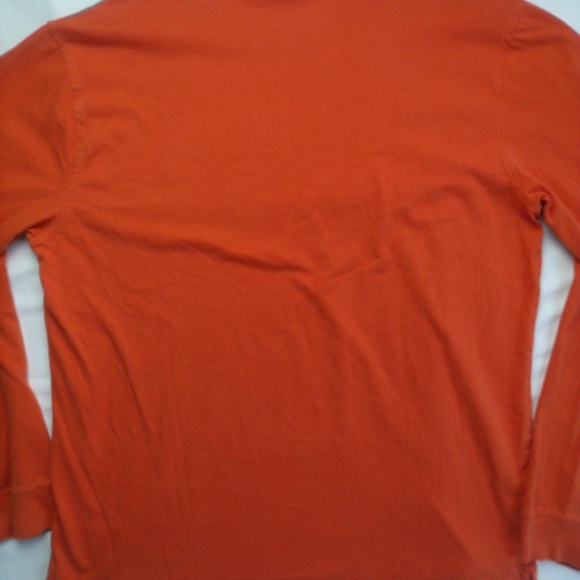 346 Brooks Brothers cotton knit crew neck Orange - Picture 4 of 4